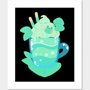 Froggy Frappe Posters and Art